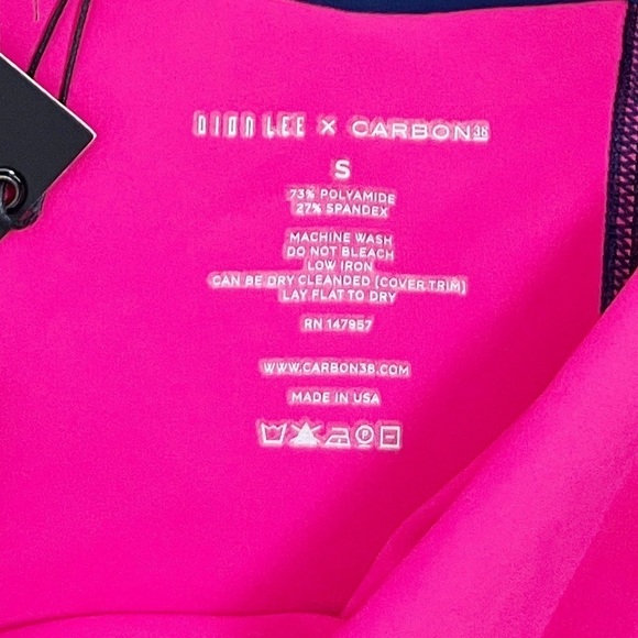 NWT Dion Lee x Carbon38 Perf Perforated Cutout Bodysuit in Navy - Picture 7 of 7